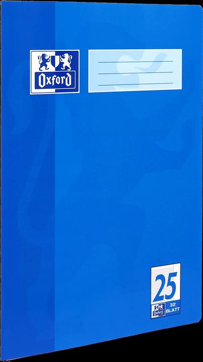 Actual product image Oxford Exercise book, A4, ruling 25 (A4, Lined, Hardcover)