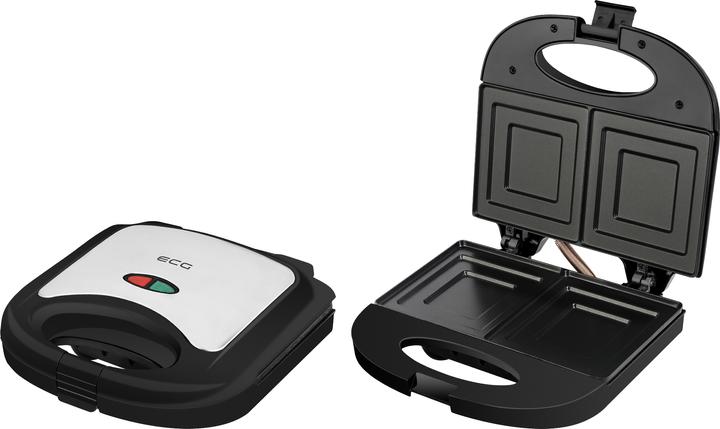 Actual product image ECG S 3172 Sandwich toaster, stainless steel