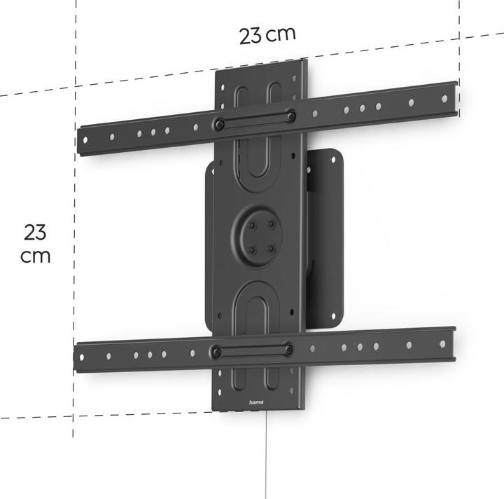 Image du produit Hama Support TV mural, portrait et paysage, 203 cm (80") jusqu'à 50 kg (Mur, 80", 50 kg)