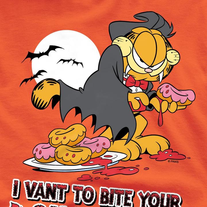 Actual product image Garfield Mens I Vant Doughnuts T-Shirt (4XL)