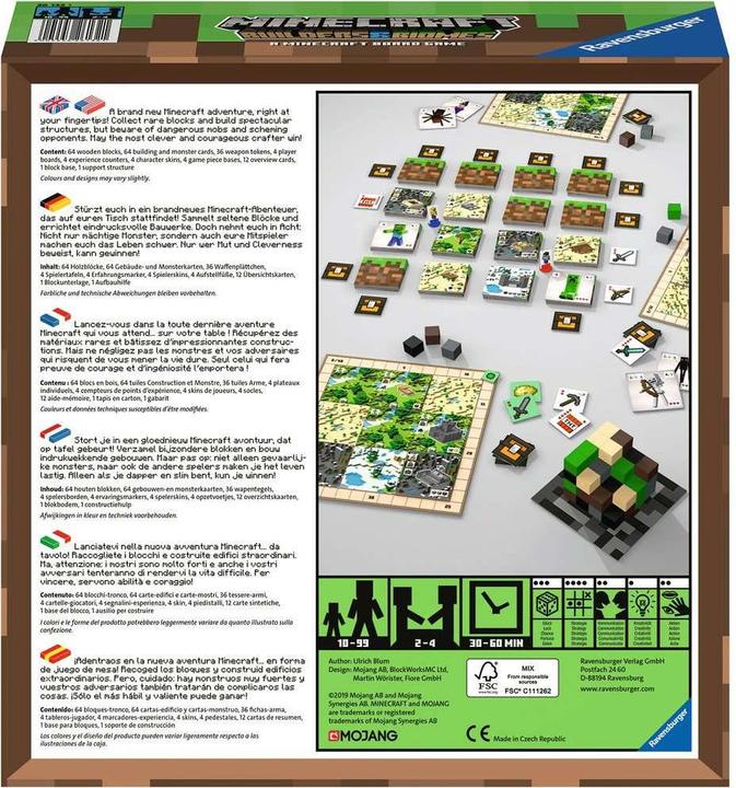 Produktbild Ravensburger Minecraft Builders & Biomes (Deutsch, Englisch, Italienisch, Französisch)