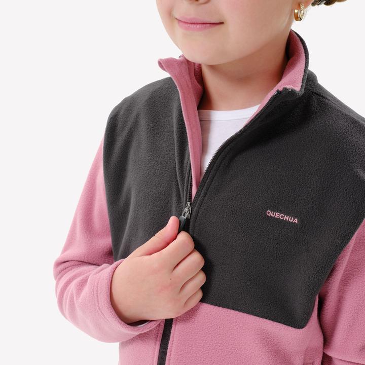 Produktbild Quechua Fleecejacke Kinder Gr. 122–170 Wandern - MH500 Zip TW (14, 15, 16)