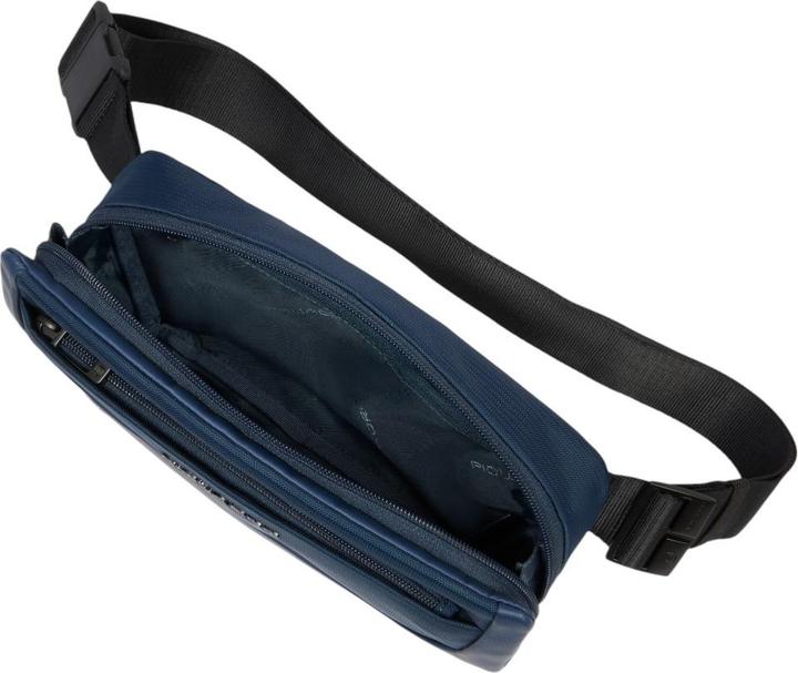 Actual product image Piquadro Gürteltasche aus recyceltem Stoff und Leder