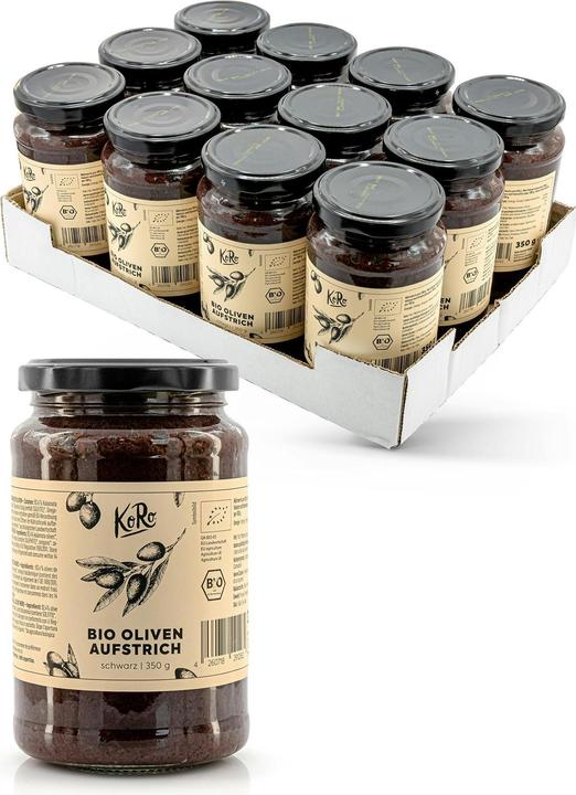 Immagine prodotto KoRo Crema spalmabile biologica con olive nere (4200 g)
