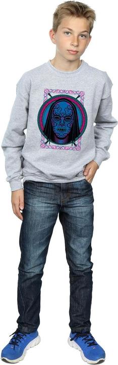 Actual product image Boys Neon Death Eater Mask Sweatshirt (152, 158)