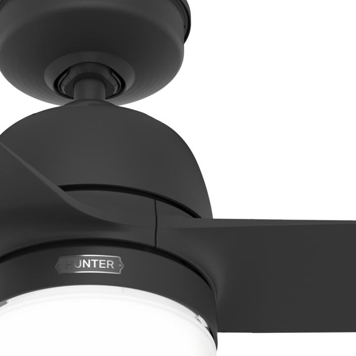 Produktbild Hunter Fans Outdoor Deckenventilator Seawave Schwarz mit Licht (45.70 dB)