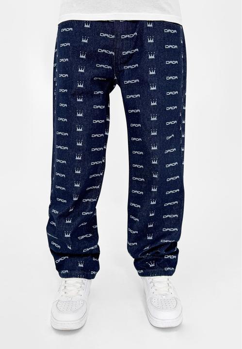 Actual product image Dada Supreme All Over Loose Fit Jeans - 179919 (32)