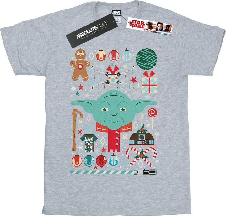Image du produit Star Wars - T-shirt YODA CHRISTMAS - Garçon (116)