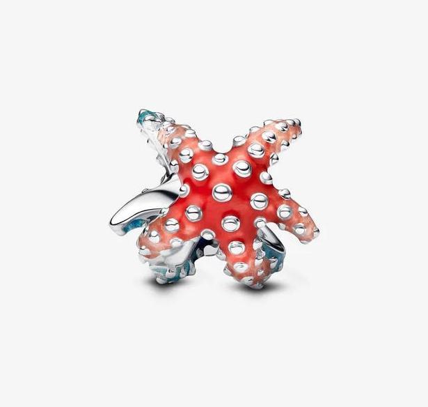 Image du produit Pandora Mini charm étoile de mer colorée (Émail)