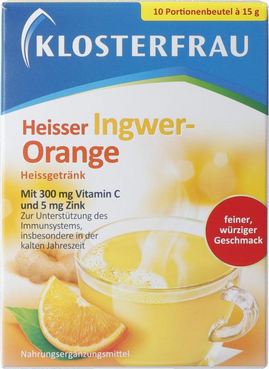 Produktbild Klosterfrau Heissgetränk Heisser Ingwer-Orange (neu) (10 Stück, Beutel, 192 g)