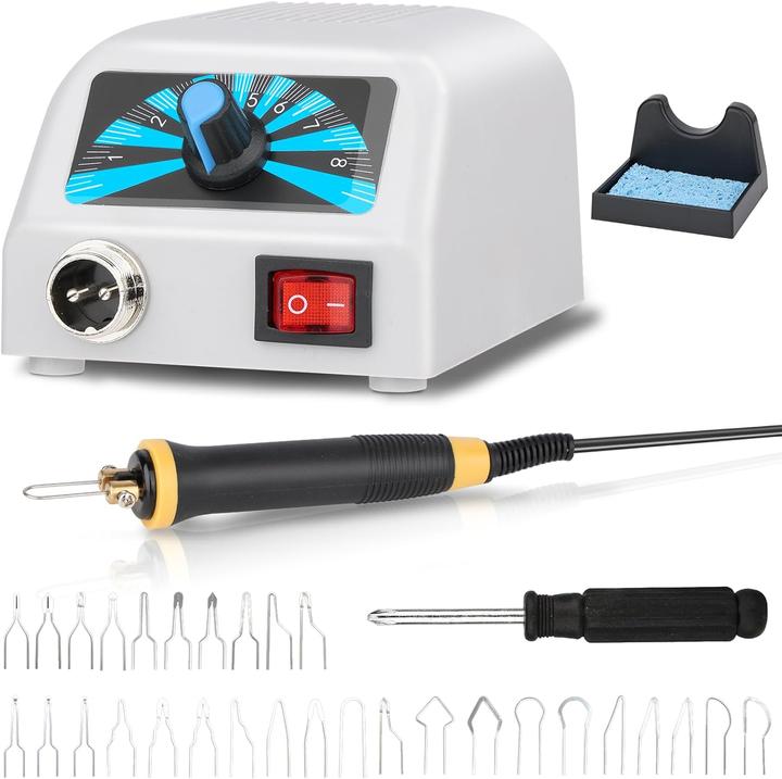 Actual product image Bilivry 34-teiliges Brandmalerei Set