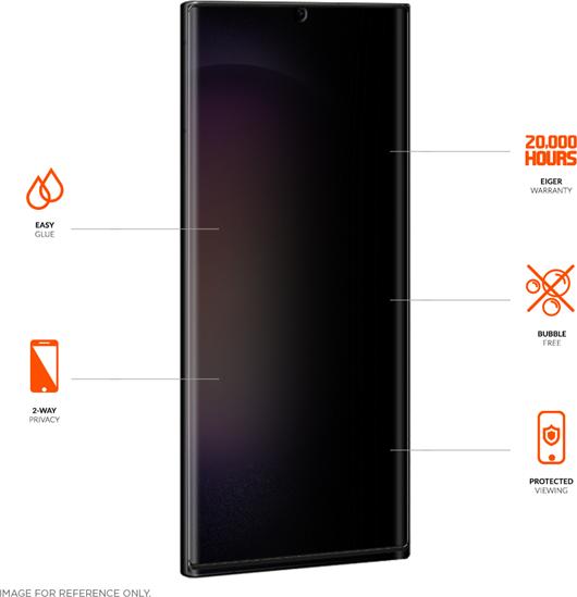 Produktbild Eiger Mountain Glass Black Edge (1 Stück, Samsung Galaxy S23 Ultra)