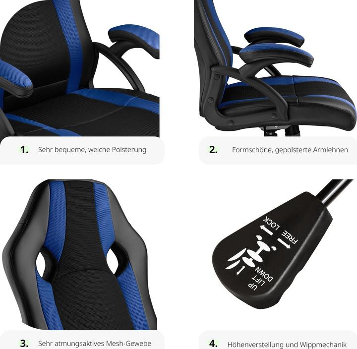 Image du produit tectake Chaise de bureau Goodman