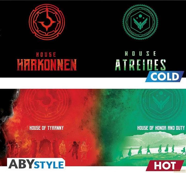 Image du produit ABYstyle Tazza Dune - Atreides vs Harkonnen - Heat Change (460 ml, 2 x)