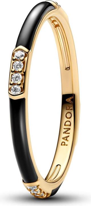 Actual product image Pandora ME Schwarze Emaille & Steine Ring (50)