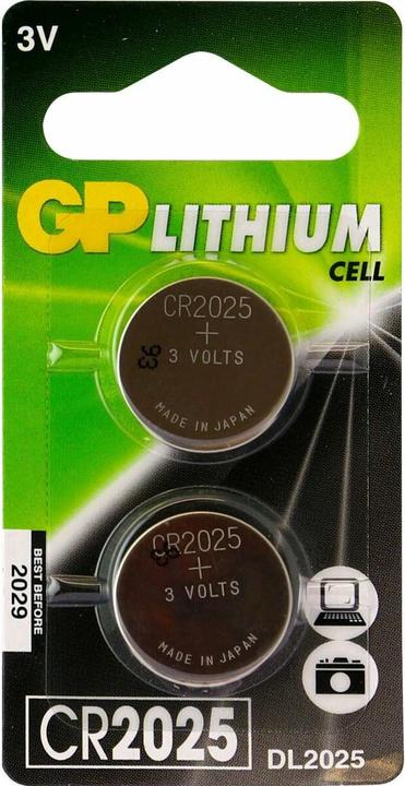 Immagine prodotto GP Batteries Batteria a bottone (2 pz., CR2025, 165 mAh)