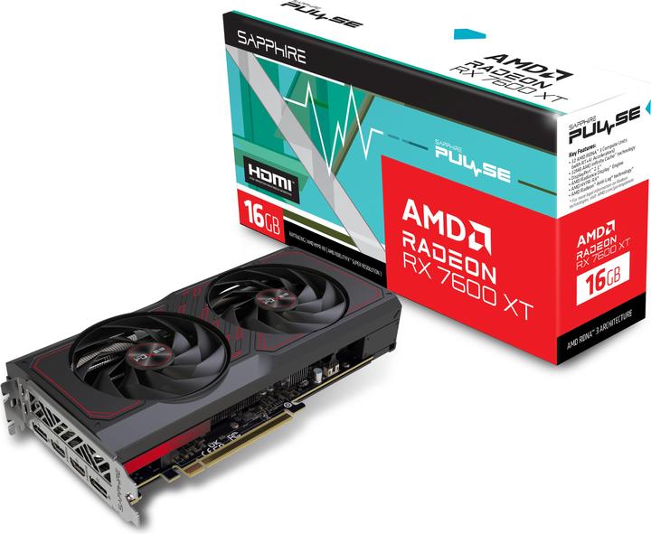 Immagine prodotto Sapphire Pulse AMD Radeon RX 7600 XT (16 GB)