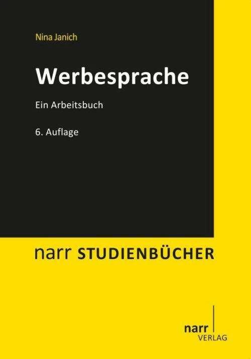 Actual product image Werbesprache (German, Nina Janich, 2013)