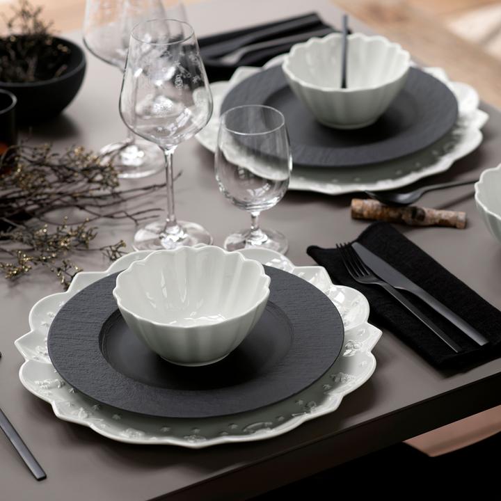 Actual product image Villeroy & Boch Frühstücksteller Manufacture Rock (1 x, 22 cm)