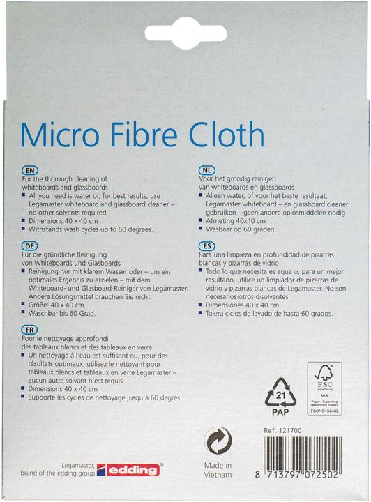 Image du produit Legamaster chiffon en microfibre (40 cm)