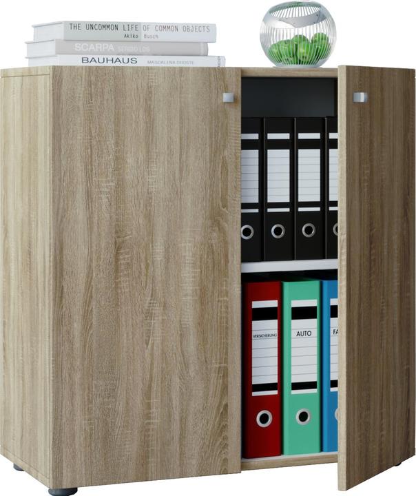 Image du produit VCM Meubles de bureau en bois Armoire à dossiers Lona 2 portes battantes (70 x 39 cm)