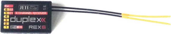 Actual product image Jeti Receiver REX 6 duplex