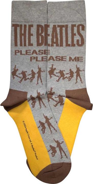 Actual product image The Beatles Unisex Adult Please Please Me Silhouette Socks (40.5 - 45.5)