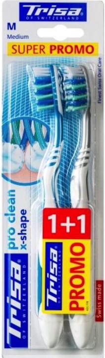 Actual product image Trisa Toothbrush Extra Duo medium (Medium, 2 x)