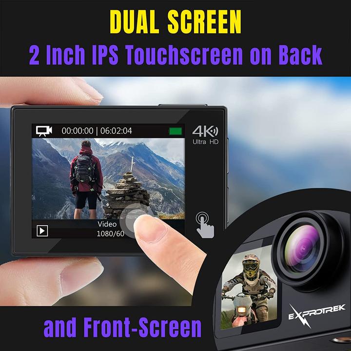 Image du produit Exprotrek Caméra sous-marine 4K (Noir) (60p, WiFi)