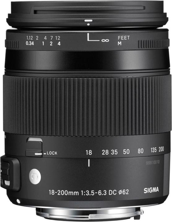 Sigma 18-200mm f/3.5-6.3 DC OS HSM, Canon EF-S (Canon EF-S, APS-C / DX)