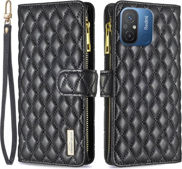 Produktbild Binfen Color Xiaomi Redmi 12C - BINFEN Brieftaschen Hülle schwarz (Xiaomi Redmi 12C)