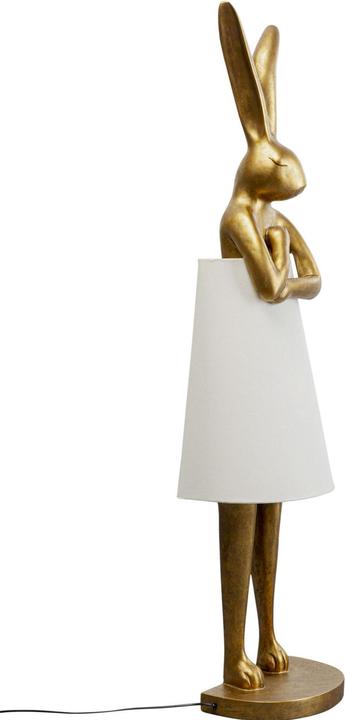 Produktbild Kare Design Stehleuchte Animal Rabbit Gold/Weiss 150cm (E27)