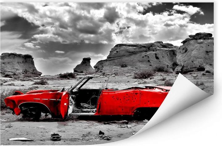 Image du produit Trenddeko Cadillac rouge (45 x 30 cm)