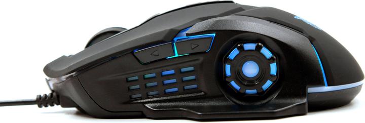 Immagine prodotto Varr Mouse USB cablato da gioco, nero (con 4 retroilluminazione a LED), DPI regolabile (800, 1200, 1600 (Cablato)
