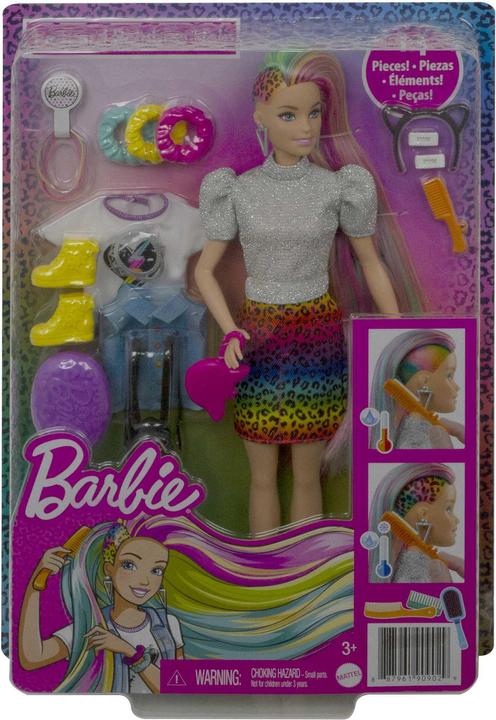Actual product image Barbie Rainbow hair doll
