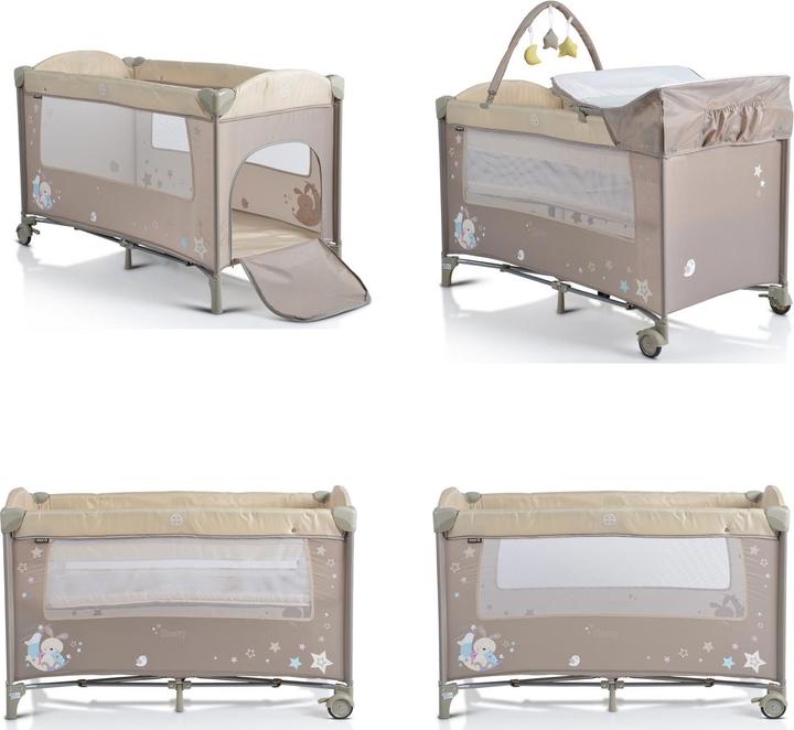Actual product image Moni Travel cot Sleepy with wheels
