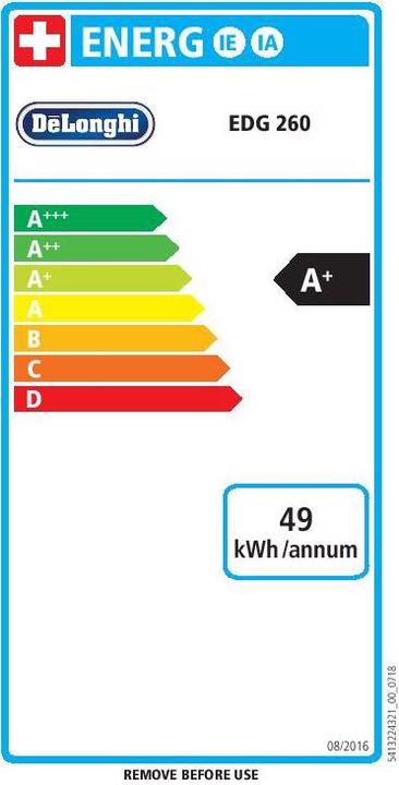 Energie-Label De'Longhi Infinissima (NESCAFÉ Dolce Gusto)