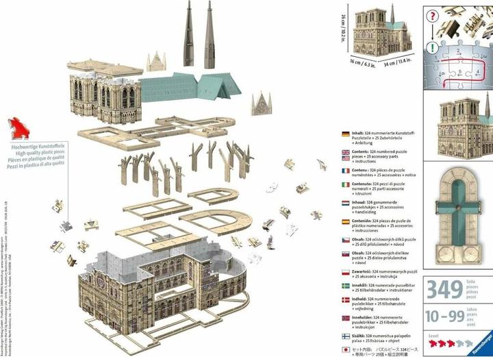 Actual product image Ravensburger Notre Dame (324 pieces)