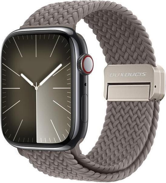Dux Ducis Mixture Pro Bracelet Apple Watch 38mm/40mm/41mm - Gris (38 mm, 40 mm, 41 mm, Nylon, Apple Watch Series 2, Apple Watch Series 1, Apple Watch Series 3, Apple Watch Series 4, Apple Watch Series 5, Apple Watch Series 6, Apple Watch Series 7, Apple Watch Series 8, Apple Watch Series 9, Apple Watch SE)