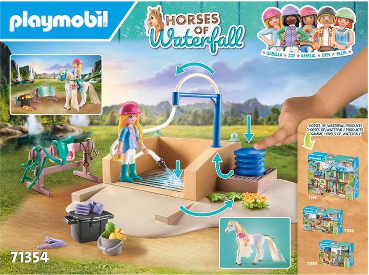 Immagine prodotto Playmobil Isabella e Leonessa con lavabo (71354, Cavalli Playmobil della cascata)