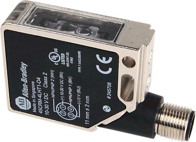 Actual product image Allen Bradley Optischer Sensor PNP / NPN 13mm 40us 30V 100mA IP67 45CRM (Sensor)