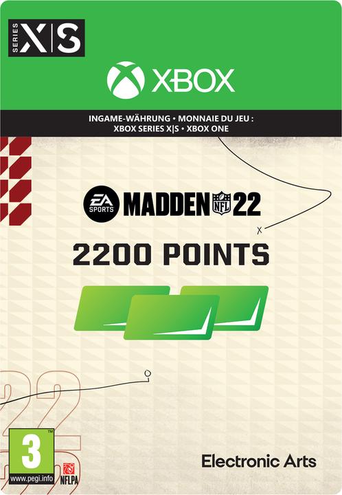 Produktbild Microsoft Madden NFL 22 2200 Punkte (2200 CHF)
