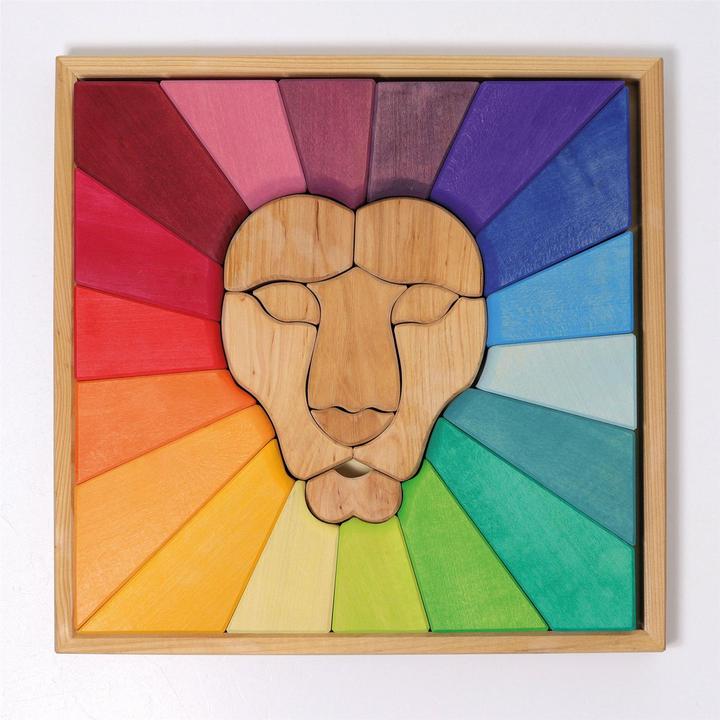 Produktbild Grimm's Bauspiel Regenbogenlöwe