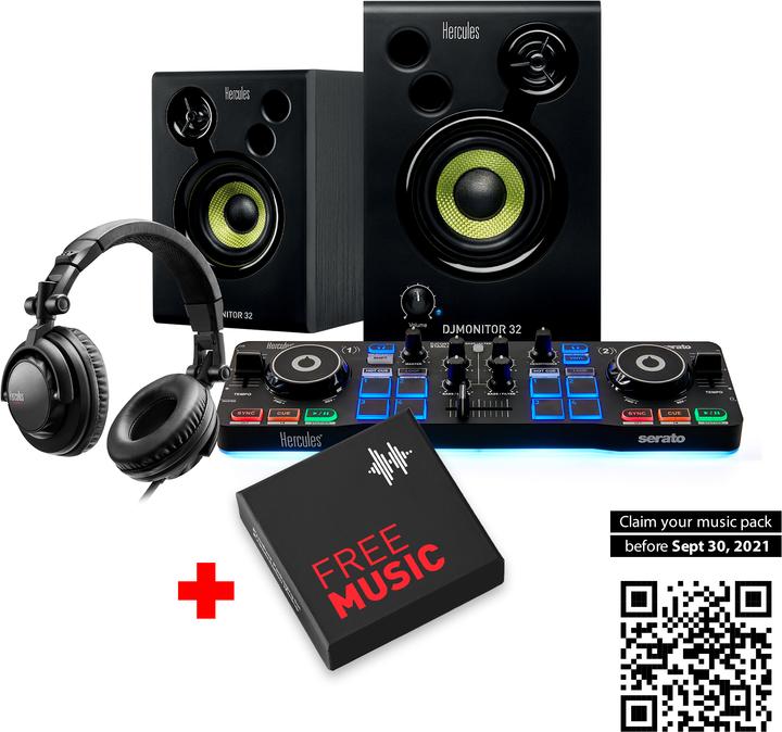 Actual product image Hercules DJ Starter Kit