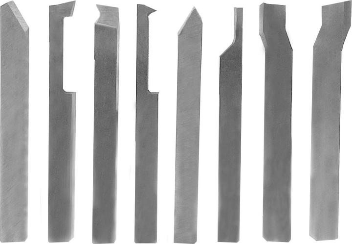 Immagine prodotto Paulimot Set di utensili per tornitura in HSS da 8 pezzi, 6 x 6 mm (6 mm)