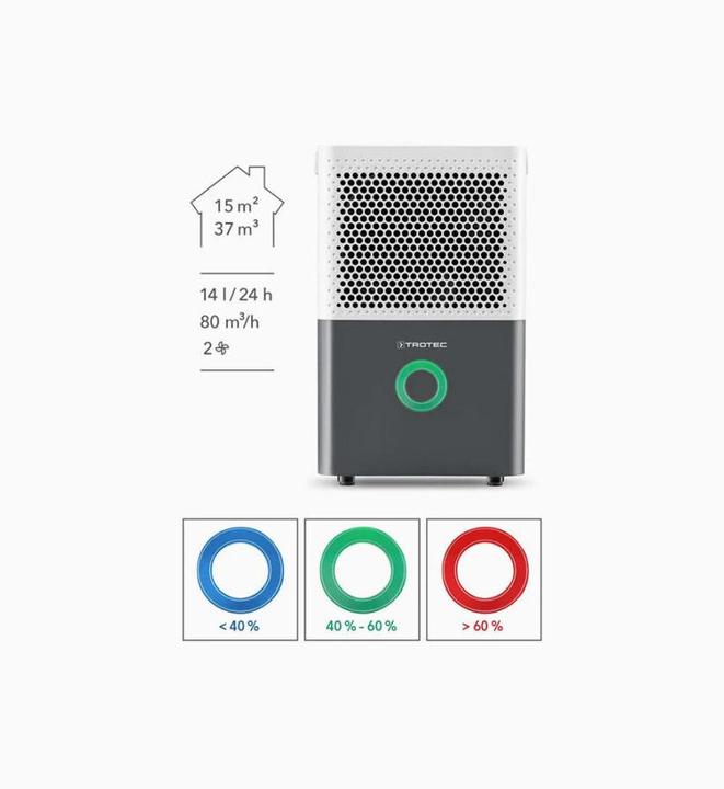Image du produit Trotec TTK 33 E (15 m², 14 l/24h)