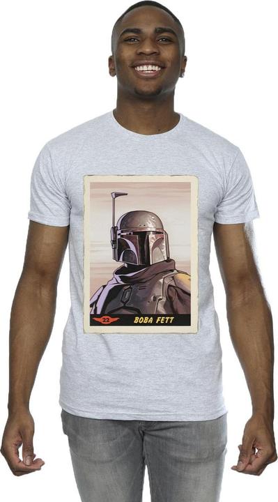 Actual product image Star Wars Mens The Mandalorian Boba Fett T-Shirt (XL)