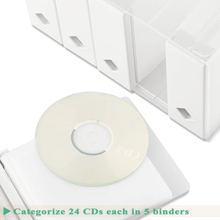 Image du produit AhfuLife Boîtes de rangement pour CD|DVD|Blu-ray