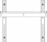 Actual product image NEC Wall mount PDW S 32-55 L (WMS 32-55 L) (Wall, 55", 50 kg)