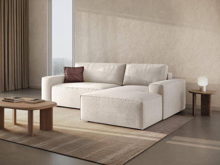 Image du produit Micadoni Bouclé Canapé D'Angle Droit Convertible Avec Coffre De Rangement, "Jodie", 3 Places, 246x151x86 Fabr (Canapé d'angle)